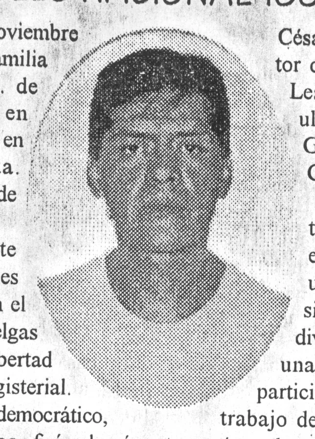 Retrato de César Velázquez